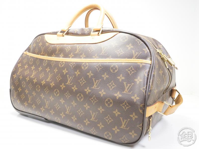 AUTH PRE-OWNED LOUIS VUITTON EOLE 50 CARRY ON ROLLING DUFFLE BAG M23204 170760