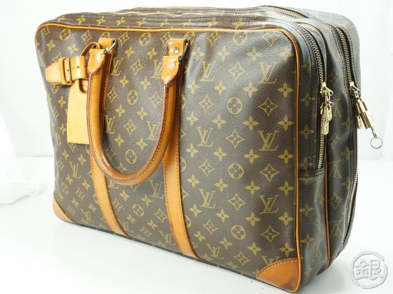 AUTHENTIC PRE-OWNED LOUIS VUITTON VINTAGE SAC 24 HEURES LARGE TRAVEL LUGGAGE BAG M41387 | GINZA ...