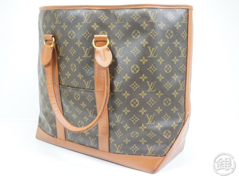 AUTHENTIC PRE-OWNED LOUIS VUITTON VINTAGE MONOGRAM SAC WEEKEND GM LARGE TOTE BAG M42420 | GINZA ...