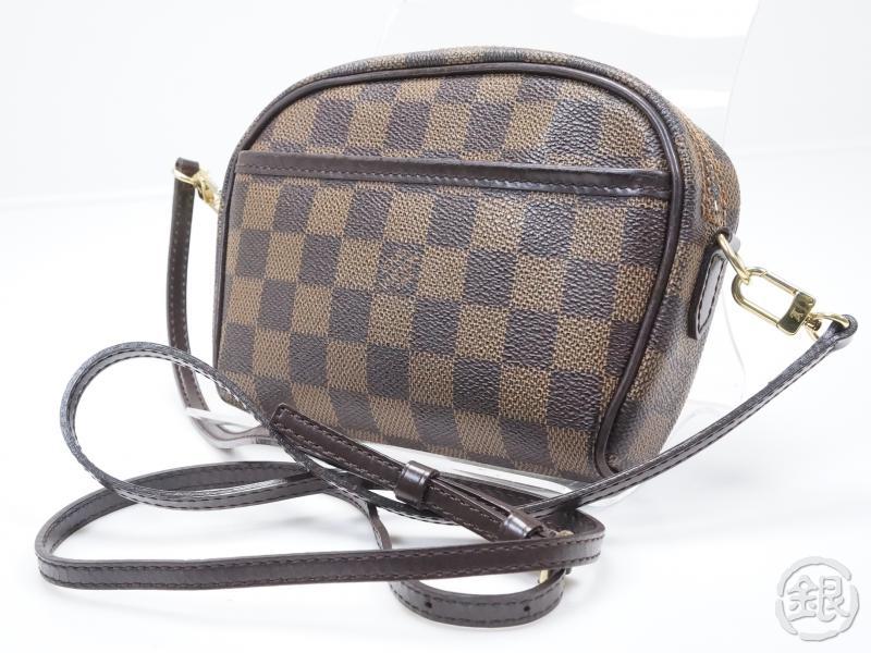 AUTHENTIC PRE-OWNED LOUIS VUITTON LV DAMIER POCHETTE IPANEMA CROSSBODY BAG N51296 142080 | GINZA ...