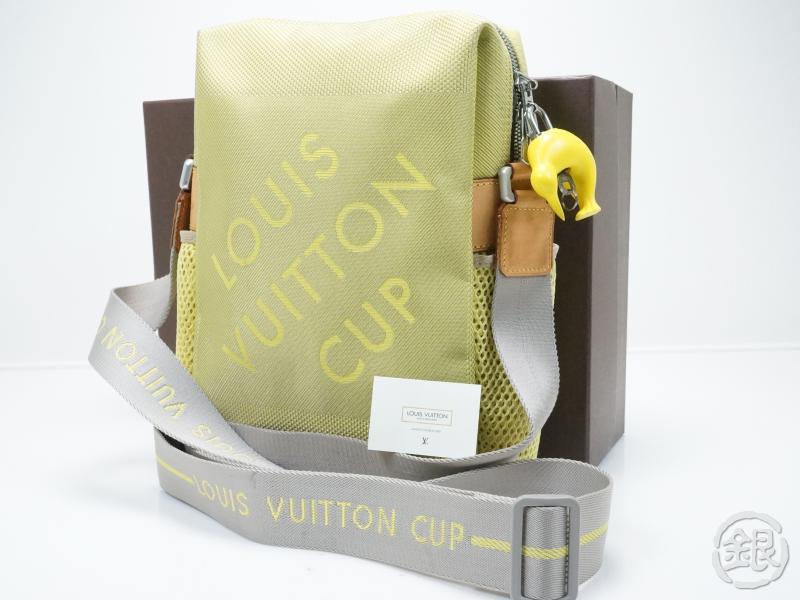 AUTH PRE-OWNED LOUIS VUITTON CUP 2003 WEATHERLY DAMIER GEANT BAG M80636 143356 | eBay