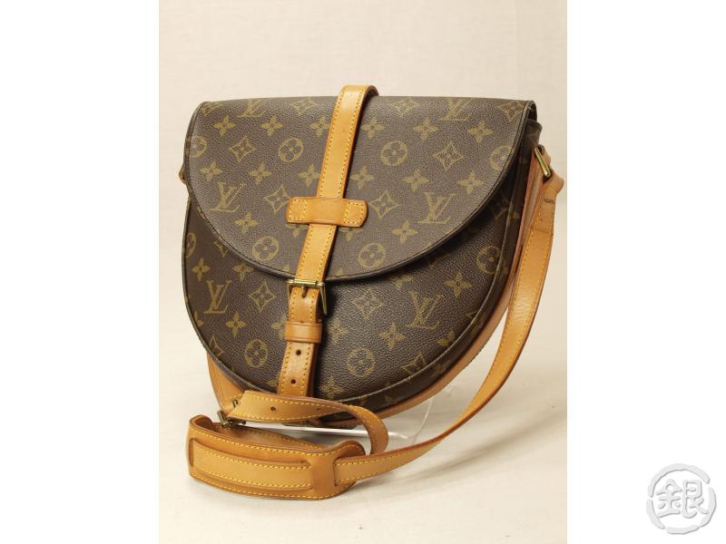 Louis+Vuitton+Chantilly+Crossbody+MM+Brown+Leather for sale online