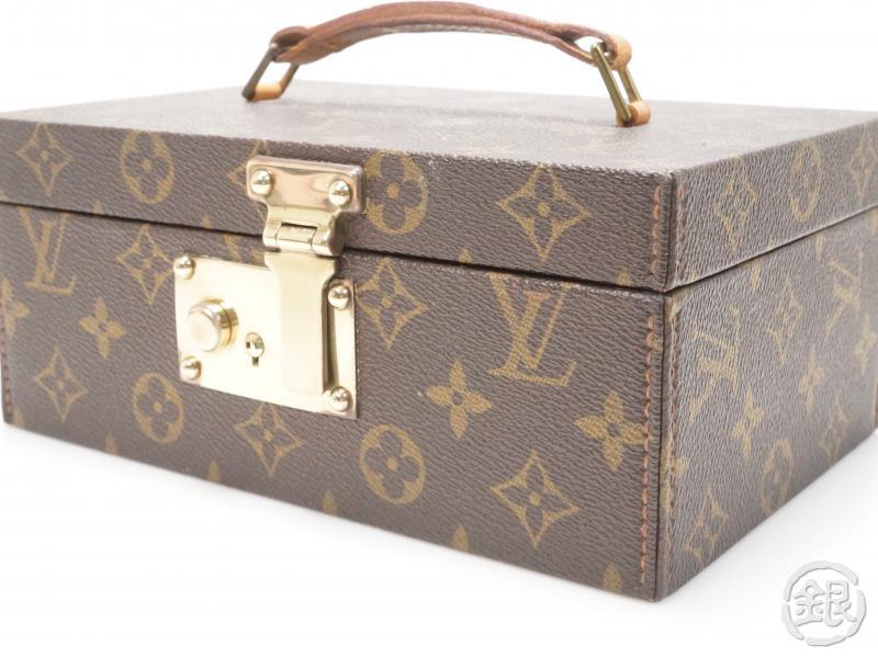 AUTHENTIC PRE-OWNED LOUIS VUITTON VINTAGE MONOGRAM BOITE A TOUT JEWELRY JEWELLERY CASE BOX BAG ...